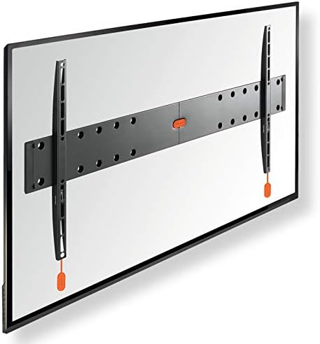 Vogel's BASE 05L flat TV wall bracket for 40-80 inch (102-203 cm) TVs, max. 154 lbs (70 kg), TV wall mount also compatible for LED, QLED and OLED TVs, VESA 100x100 to 800x400