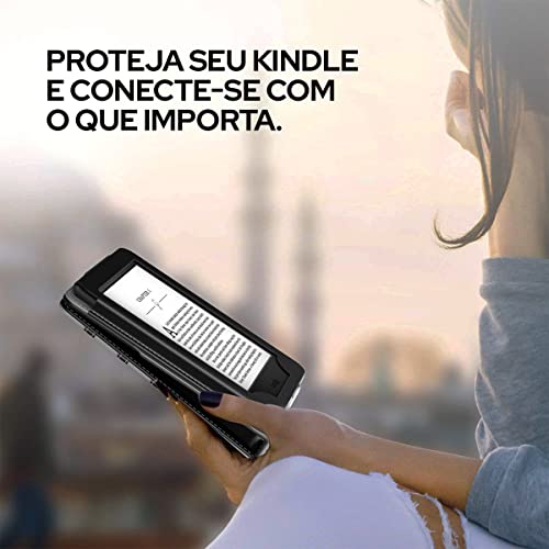 WB Capa Kindle 11ª Geração Silicone Flexível e Sensor Magnético Vertical Preta (Não compatível com K