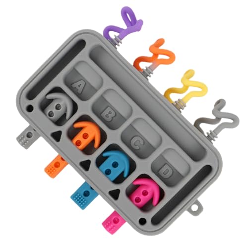 Tableau d’Éveil Bébé et Jouets en Silicone pour Apprentissage Precoce