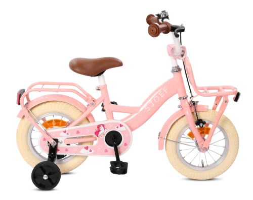 DioPaiB Kinderfahrrad 16 Zoll - Mit Stützrädern Für Mädchen & Jungen 5-8 Jahre