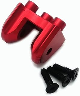 Aluminum Front Center Brace Mount Lower Suspension Link Stabilizer Red for Arrma 1/5 Kraton Outacast ARA310930