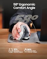 ProtoArc EM11 NL Kabellos Bluetooth5.0 Ergonomische Vertikale Maus – Ansicht 6