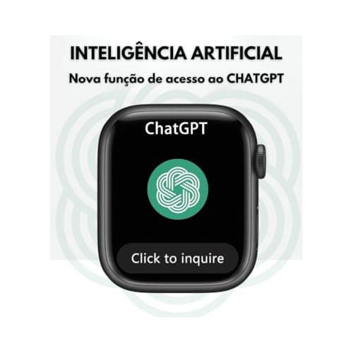 Relógio Smartwatch Lefal Cold W29s Pro Series 9, 47mm, Com Chat GPT e Tela Amoled, Dual Touch (Prata