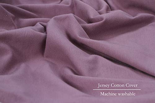 Insen Pregnancy Body Cover,C Shaped Full Body Pillowcase (Purple Jersey) #TOP6