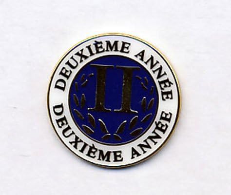 2 Years Pin French Second Year Pin Set of 10 : Amazon.co.uk: Stationery & Office ...