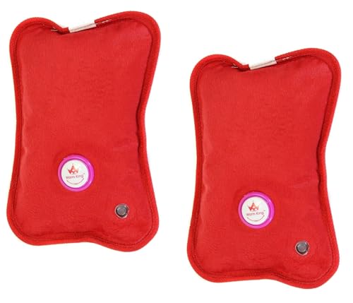 Bolsa De Agua Caliente Eléctrica Recargable 600W, Max 70ªc, Rojo