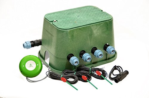 Bild zu GreenIQ Smart Garden Bewässerungs-Kit (Steuerung, 4 Sensoren + Ventilschacht mit 1u0022 Ventilverteilung)