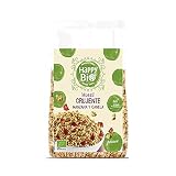 Delicioso y crujiente muesli con manzana y canela. Elaboración natural y 100% ecológica.