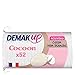 Demak'Up Cocoon Ovales Cotons à Démaquiller - Visage et Yeux - 100% Fibres de Coton Naturelles - 208 Cotons