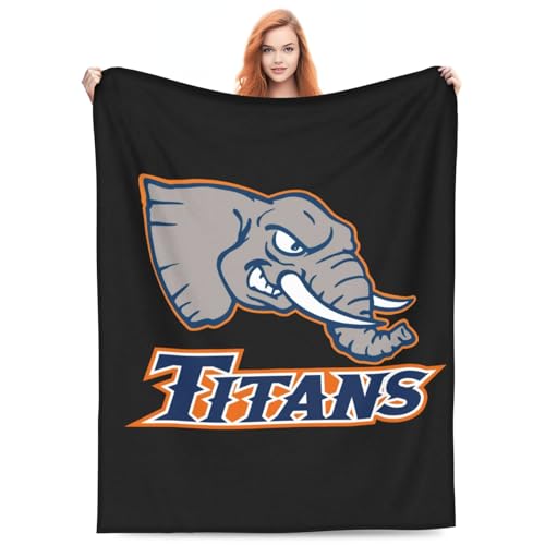 Cal State Fullerton Titans Multi-Size Ultra-Soft Flannel Fleece Blanket - Non-Sagging Velvet Blanket