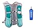 AONIJIE 5L Ensemble Veste Sac à dos Multifonctions pour Sports d'extérieur Cyclisme, Course, Escalade, Randonnée, avec bouteille d'eau de 1* 500ML (Bleu Clair)