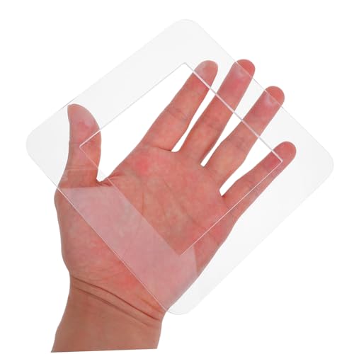 Cubiertas de placa de acrílico transparente para interruptores y enchufes pack de 5 piezas 4