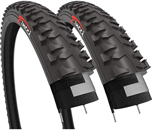 Fincci 20x1.75 Tyre 47-406 Tyres for BMX MTB Mountain Offroad Cycle or Kids Childs Bike Bicycle 20 x 1.75 Inch