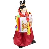 Poupée chinoise traditionnelle : cette poupée artisanale coréenne de style coréen s'intègre harmonieusement à divers éléments de décoration intérieure coréens