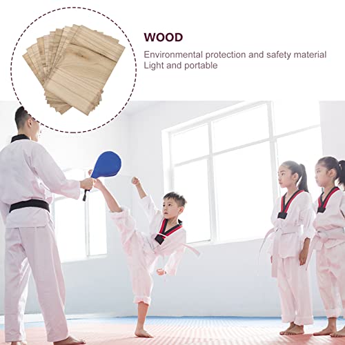 Sentop 10Pcs Karate Breaking Board,Professional Breakable Taekwondo Breaking Board Karate Wooden Kick Board Training Accessory For Kids Adult Boxing Equipment (0.6Cm) #TOP7
