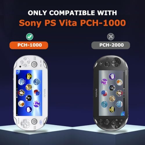 Image of TMG Screen Protector for PS Vita 1000 - HD Clear 9H Tempered Glass Protective Film for Sony PlayStation Vita PSV 1000 - Ultra-Thin, Scratch Resistant, High Touch Sensitivity