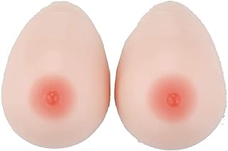 DHRH Formas de Pecho de Silicona Autoadhesivas para travestis,Pechos Falsos de 4 Colores de Piel para Cosplay de Pacientes,prótesis de Mama Falsas,Senos Falsos para travestis