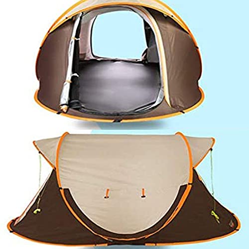 Carpa automática para camping 3-4 personas azul gran tamaño miniatura 7