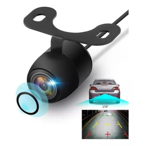 Câmera De Ré Universal Automotiva Borboleta Parachoque Com Visão Noturna Colorida Carro Caminhão Van