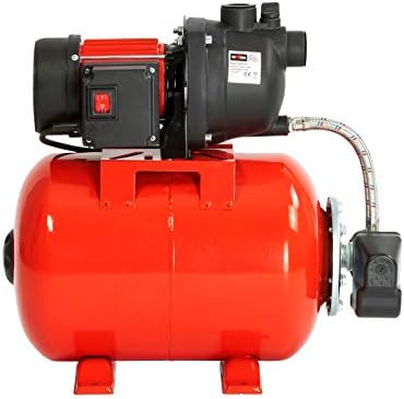 Bild 3 - Grafner Hauswasserwerk 1200 Watt (max. 5 bar, 25 Liter Kessel, Fördermenge 3800 Liter/Stunde, Start/Stop Automatik, Druckschalter, Manometer, Trockenlaufschutz) Hauswasserautomat Gartenpumpe
