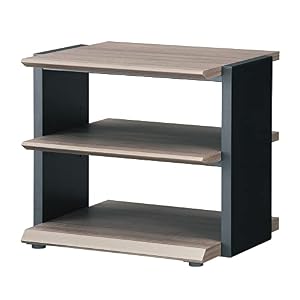 ハヤミ工産 オーディオラック 棚板1枚付き ブラウン J-4560