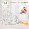 FREATECH Massaggio Testa Ragno con 24 Braccia - Manico Ergonomico in Legno, Massaggiatore Testa Gratta per Profondo Rilassamento e Sollievo Stress, Massaggia Cuoio Capelluto e Stimolazione Capelli #2