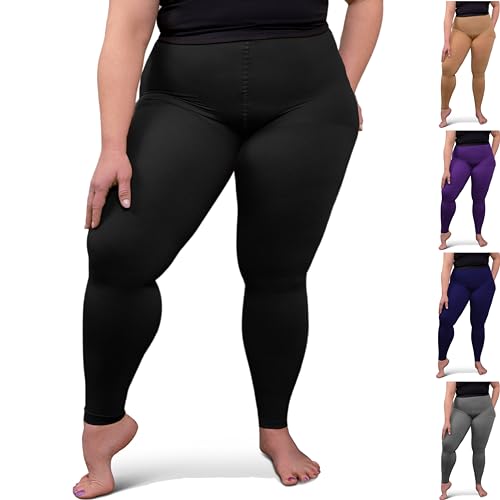 Image of ABSOLUTE SUPPORT Plus Size Compression Stockings for Women 20-30 mmHg, Improve Legs Circulation, Swelling & Pain, A717PS