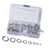 federringverschluss edelstahl ➤ Hochwertiger 316 Edelstahl Unterlegscheiben, Korrosionsbeständigkeit, gute Zähigkeit, Abriebfestigkeit und Niedrig Temperaturbeständigkeit.