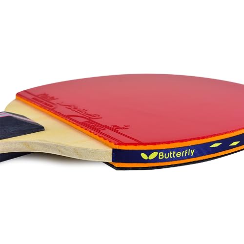 Butterfly Raquete de tênis de mesa Penhold chinesa B302CS | Série China | Conjunto de raquete e caix