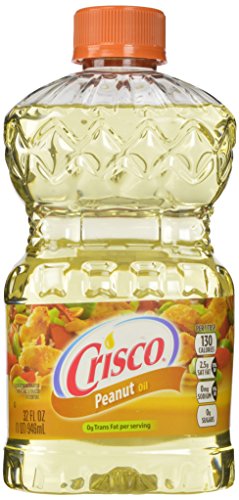 Crisco Pure Peanut Oil, 32 Ounce (Pack of 9)