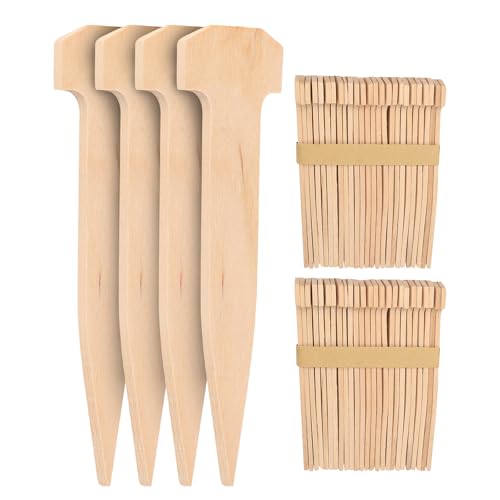 5 Inch Wooden Garden Stakes, Holding Stakes, Sod Staples for