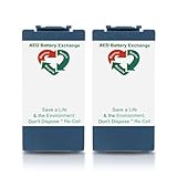 AED Replacement Battery Compatible with M5070A Battery Pack, Compatible with Philips Heartstart Defibrillator Models M5066A & M5068A(2 Packs)