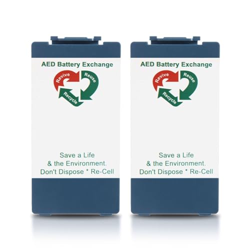 AED Replacement Battery Compatible with M5070A Battery Pack, Compatible with Philips Heartstart Defibrillator Models M5066A & M5068A(2 Packs)