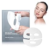 Tkekruh Colágeno Hidrolizado, Película Complementaria Colágeno, para Fusión Soluble Collagen Film Película Soluble, con Colágenos Hidrolizados Previene Líneas Finas ProtecciónPiel, Facial Mask