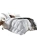 WENERSI Premium Goose Down Comforter King Size,Duvet Insert 600TC - 100% Cotton Cover with ULTRA FRESH Treatment, 700+ Fill Power,White Solid