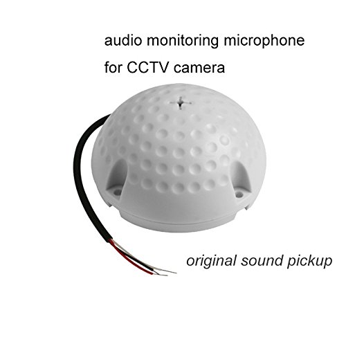 Technotech Round Mic Microphone Sound Monitor CCTV Security Camera Audio Pickup Device, White For Rs. 69 @ 86% off