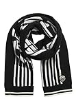  Superdry Hombre Bufanda monocromática con logo Negro 1SIZE