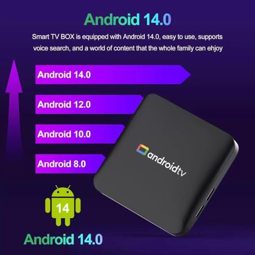 Image of Android TV Box with Voice Remote | OTT Apps Support (8GB+128GB) | 4K Ultra HD | Black