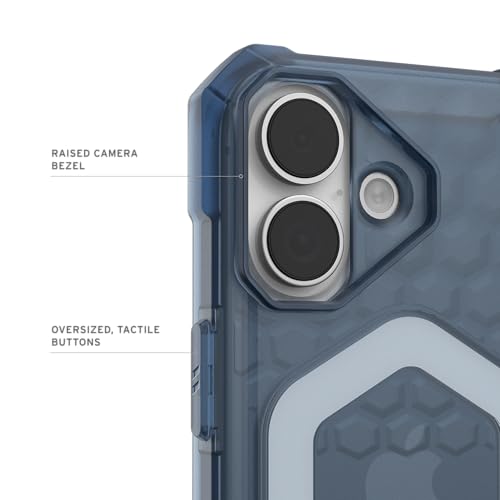 Image of Urban Armor Gear UAG Essential Armor Magnetic Compatible, Rugged Slim Sleek Shockproof Anti-Slip Military Grade Protective Case /Cover Designed for iPhone 17 (2025) - Cloud Blue