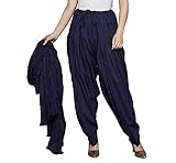 Photo Gallery indiano crafty vibes donne cotone solido punjabi semi patiyala salwar con dupatta set patiala pantaloni bottom wear, blu navy, s-m Photo Gallery indiano crafty vibes donne cotone solido punjabi semi patiyala salwar con dupatta set patiala pantaloni bottom wear, blu navy, s-m