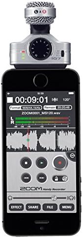 ZOOM iQ7 MS Stereo Microphone for iPhone/iPad/iPod touch