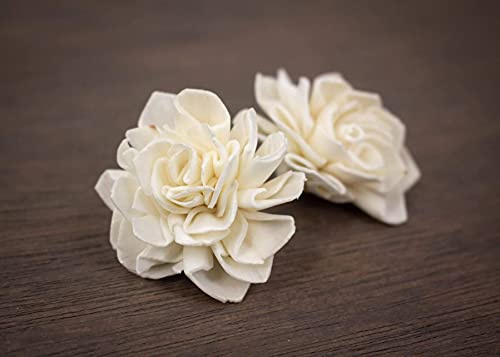 Sola Wood Flowers Raw 1.5" Dahlia (10 Pack) #TOP1