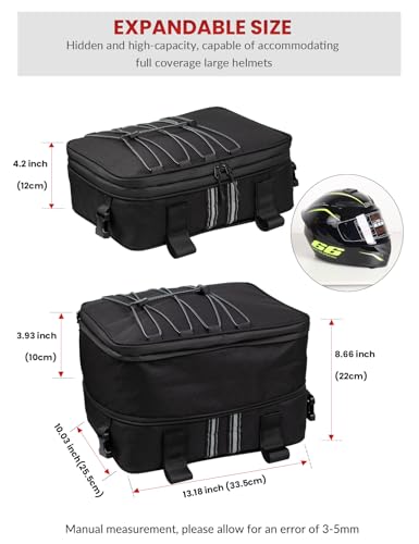 WUMOTIX Bolsa traseira de motocicleta para BMW R1250GS R1200GS Adventure – Bolsa para selim de motor