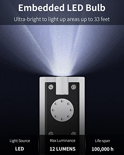 Uniclife 10 Pack Mini Led Keychain Flashlight 12 Lumen Portable Ultra Bright Light Battery Powered Flat Black Torch For Edc Outdoor Camping Hiking And Emergency Lighting (Batteries Included) #TOP2