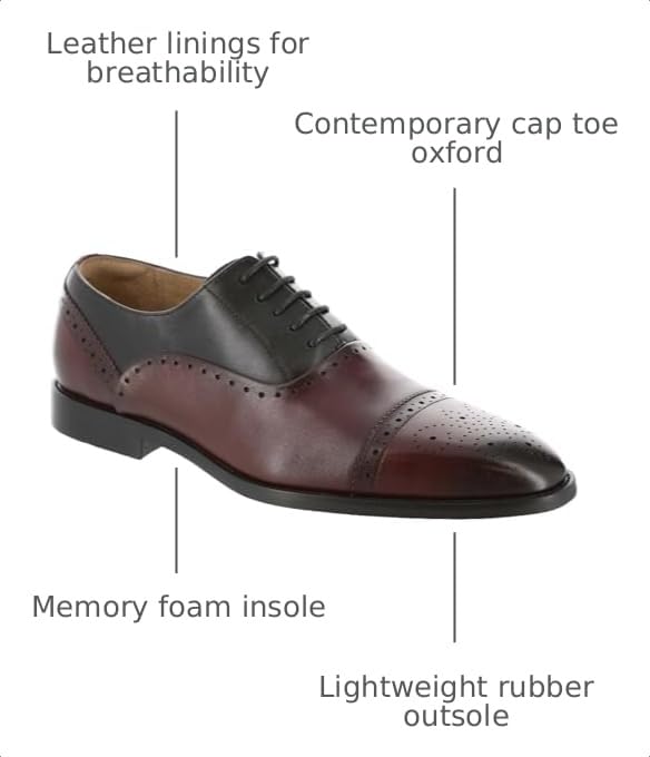 Image of Stacy Adams Reynolds Cap Toe Lace-Up