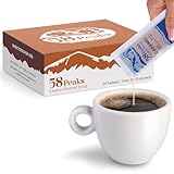 58Peaks Caramel Flavored Syrup Sweetener Packets for Hot and Cold Drinks | To-Go Syrup Flavoring Perfect for Coffee, Tea, Milkshake and More | Flavored Coffee Syrups for Travel | 15mL | 20-Pack