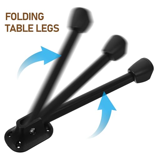 Patas metálicas plegables para mesas de comedor pequeñas y escritorios modernos en casa 4