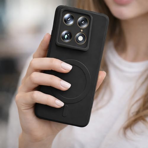 Image of Back Cover Motorola Signature 5G | MagFit Ring Design (Non-Magnetic) | Shockproof Case | Anti-Slip Grip | Raised Camera Edges | Slim Protective Case for Motorola Signature 5G (Matte Black)