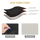 XINGFUDAO Headphone Carrying Case compatible with PlayStation Pulse Elite™ Wireless Headset/Other headphones of the same size, Portable Storage Bag for Headphones, Black - Image 6