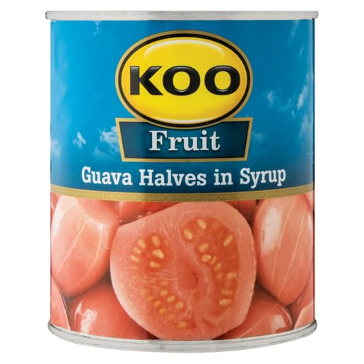 Koo Canned Fruit Guava Halves in Syrup LARGE 1 x 825g